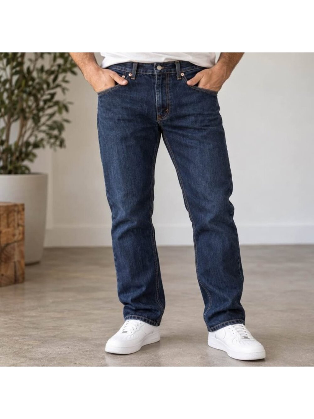 Levi’s 505 Regular Fit Men’s Jeans Dark Wash 34x34